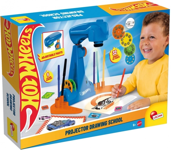 Hot Wheels škola kreslení s projektorem
