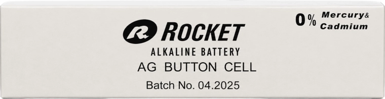 Alkalické knoflíkové baterie Rocket AG13 (LR44) 1,5 V – balení 200 ks