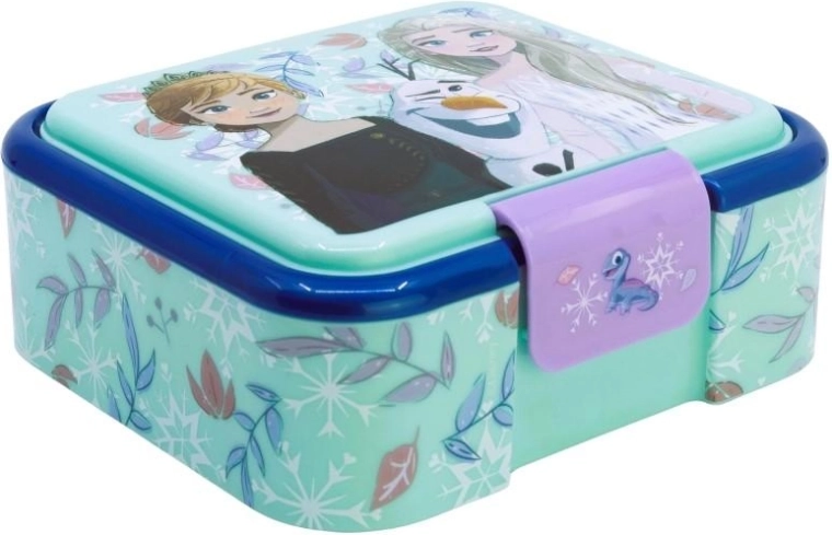 Svačinový box Frozen se 3 přihrádkami - 1 kus