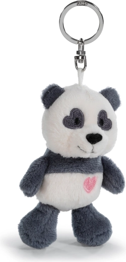 Plyšová klíčenka panda se srdíčkem 10 cm NICI