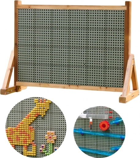 Masterkidz Dřevěná tabule XXL Vědecká Kreativní STEM Stěna Venkovní