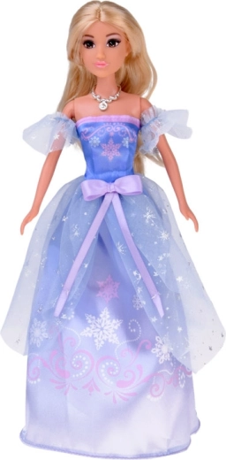 Pohyblivá panenka v třpytivých balových šatech