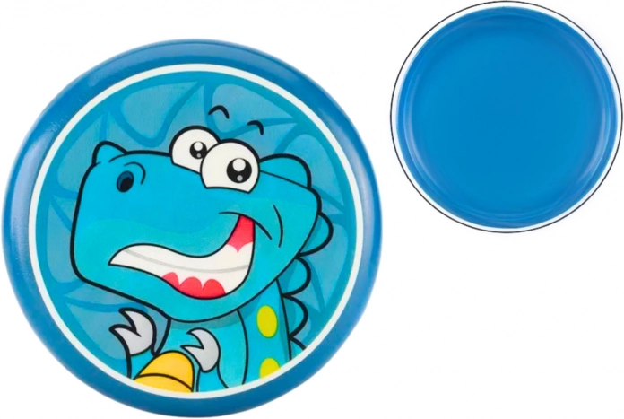 Dětský frisbee s dinosaury 20 cm modrý
