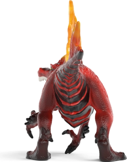 Ohnivý dinosaurus s žhavými ostny