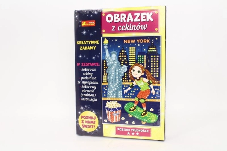 Cekinové obrázky cestování malé i velké – USA