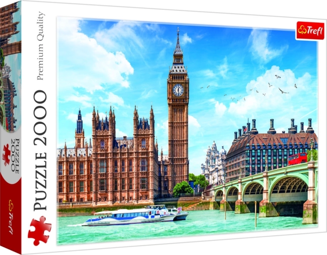 Puzzle 2000 dílků – big ben a westminsterský most, londýn – trefl