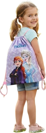 Dětský vak na záda Frozen II fialový 40 × 35 cm