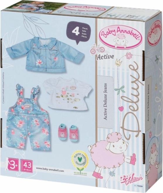 Baby Annabell Deluxe Džínové Kalhoty pro Panenku