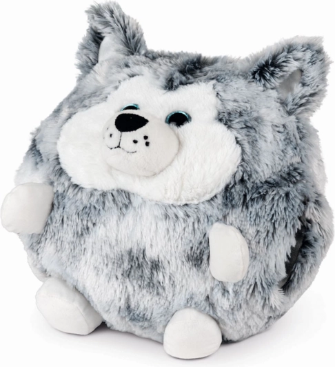 cozy noxxiez hřejivý plyšový polštář 3 v 1 husky