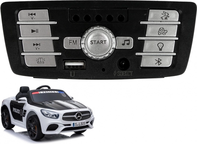 Hudební panel pro auto na baterii Mercedes-AMG SL500 policie