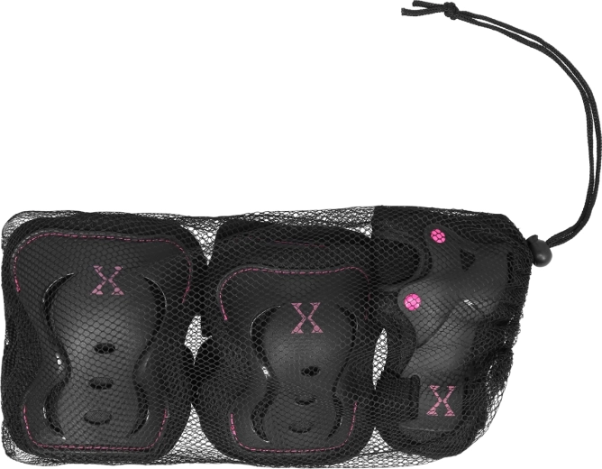 Souprava chráničů NILS Extreme H320 – Černo-růžová L