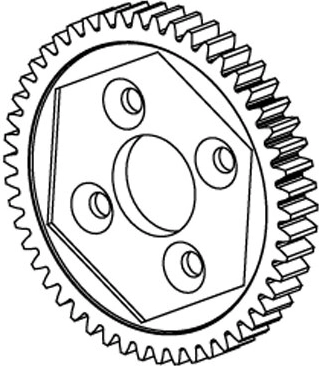 Hlavní ozubené kolo Jamara Dakar/BL8, 50 zubů, modul 0,8