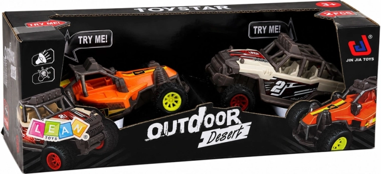 Dvě buggy v balení pro závody i společnou hru
