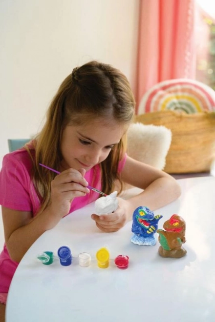 Sada pro výrobu a malování 3D dinosaurů