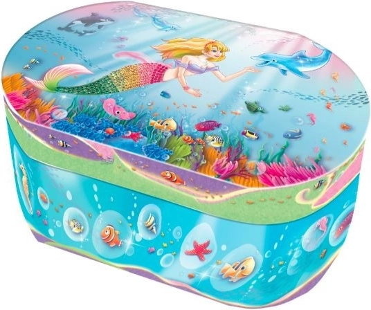 Pecoware hrací skříňka oválná - mořská panna