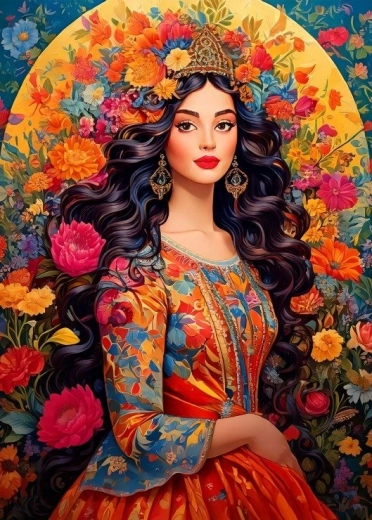 Puzzle Květinová múza 500 dílků BLUEBIRD