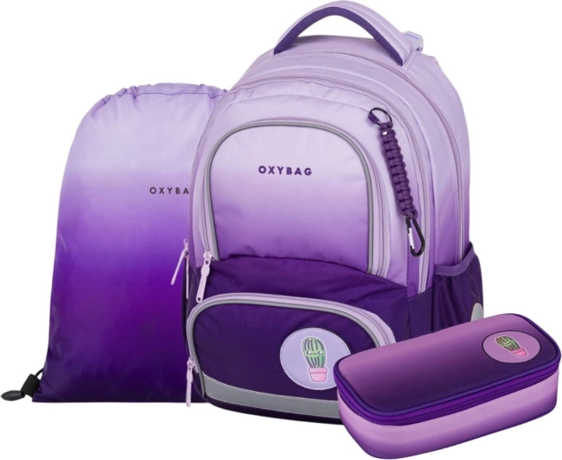 Školní set Oxybag oxy next purple 3 ks