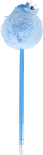 Hravý dinosauří topper s měkkým pomponem