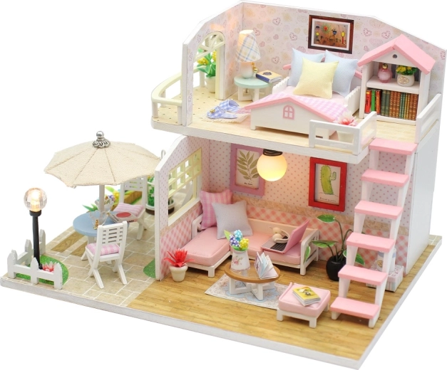 Miniatura domečku Růžový dům 2Kids Toys