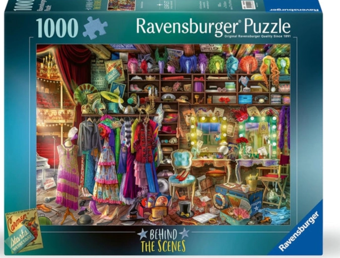 Ravensburger puzzle Zákulisí 1000 dílků