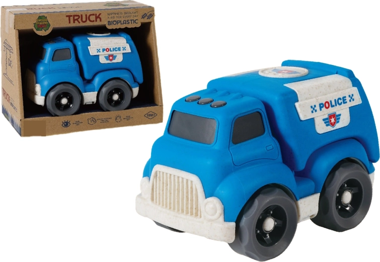 Bioplastový policejní truck 18 cm