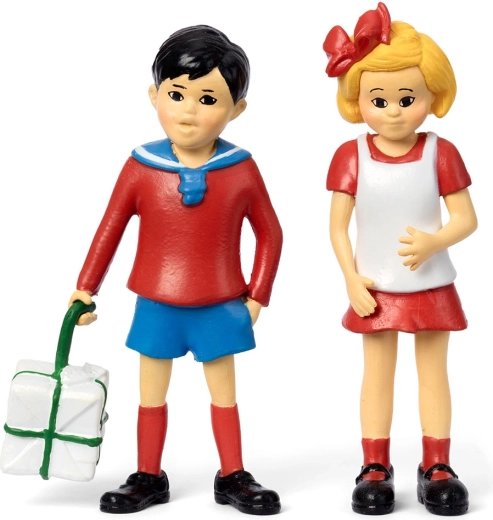 Pippi Dlouhá punčocha – figurky Tommy a Annika (sada pro děti)