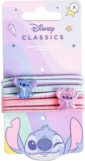 Sada gumiček do vlasů Disney Lilo & Stitch (Stitch) – 8 ks