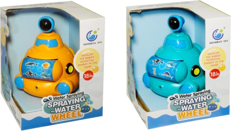 Koupací hračka ponorka s vodotryskem