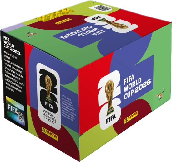 FIFA World Cup 2026 sběratelská kolekce samolepek – box 100 sáčků