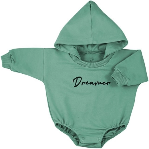Kojenecké body baggy s kapucí Koala Dreamer zelené