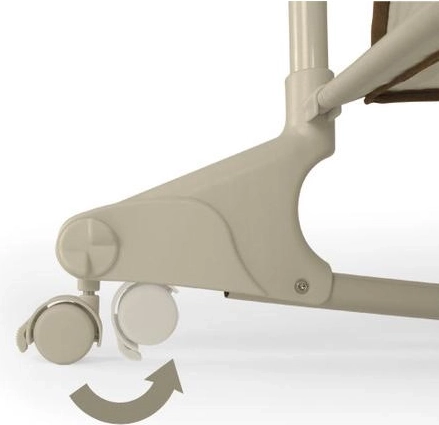 Mobilita a stabilita díky kolečkům s aretací