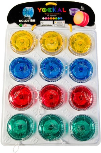 Plastové průhledné jojo 5 cm - 1 kus
