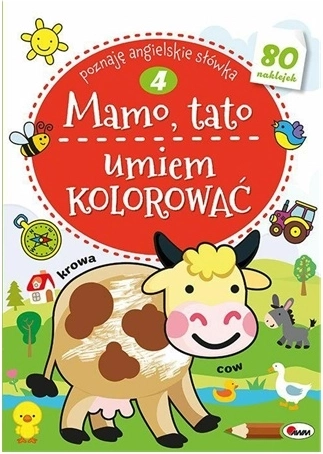 Mamo, tato, umím vybarvovat – vzdělávací omalovánka se samolepkami