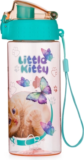 Dětská láhev na pití OXY CLICK 500 ml Kočka