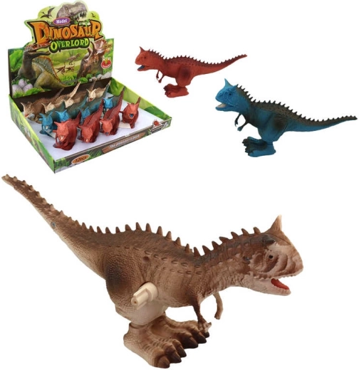 Skákací dinosaurus na natažení 20 cm - 1 kus