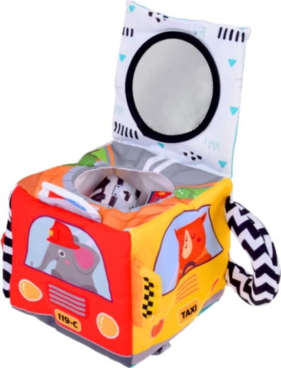 Zrcátko a šustící prvky pro smyslové objevování