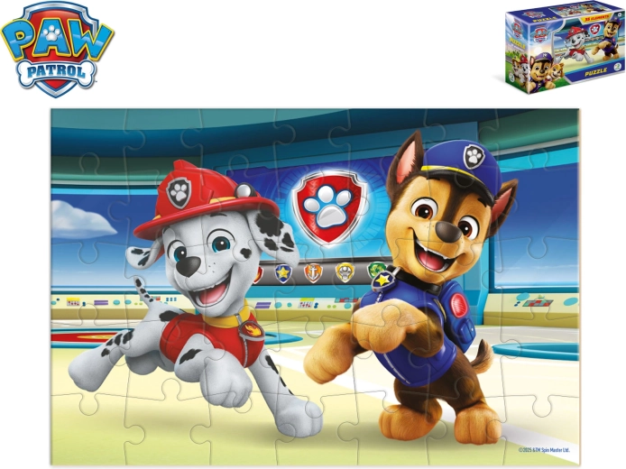Puzzle Paw Patrol v krabičce 35 dílků