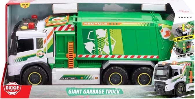 Dickie Toys Giant popelářské auto se světlem a zvukem 55 cm