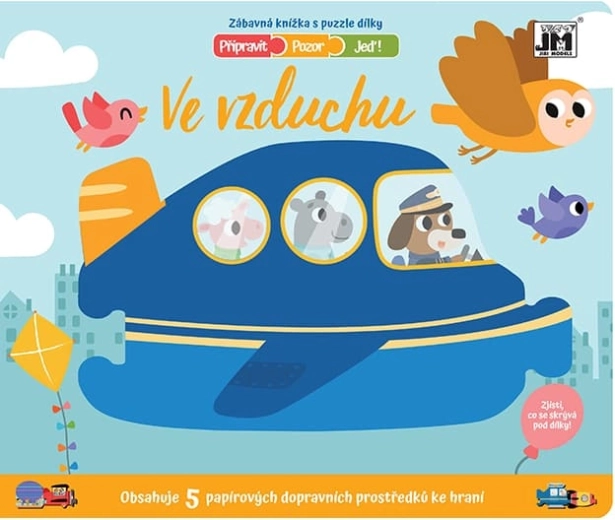 Připravit, pozor, jeď! ve vzduchu – kniha s vyjímatelnými dílky