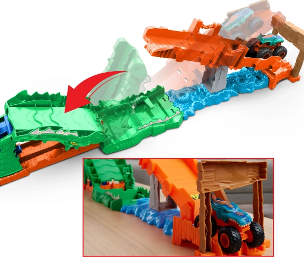 Padací most a kaskadérské překážky