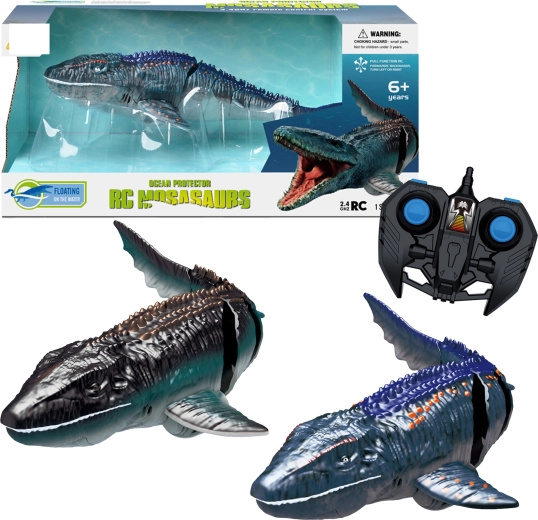R/C Mosasaurus s realistickým pohybem, voděodolný 2,4 GHz