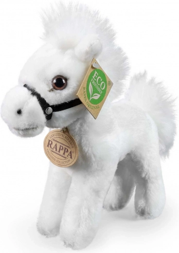 rappa plyšový kůň bílý 20 cm eco‑friendly
