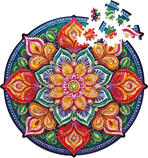 Kruhová mandala o průměru 24 cm