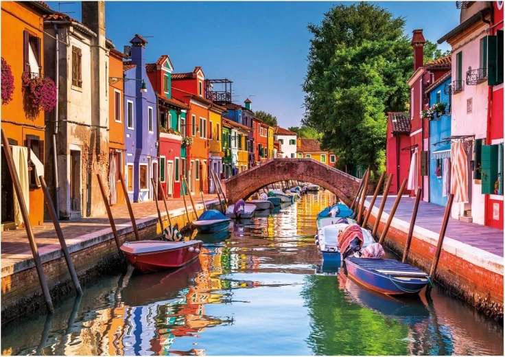 Educa puzzle Burano, Itálie – 3000 dílků