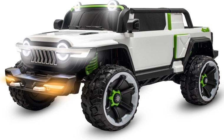 Dětské elektrické autíčko Baby Mix Flexible bílé