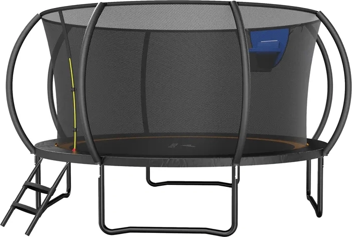 Zahradní trampolína MERACH 3,6 m s bezpečnostní sítí a žebříkem