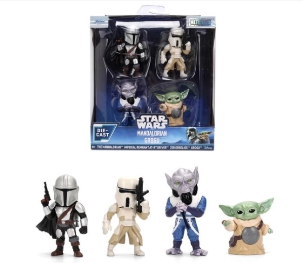 Jada Star Wars kovové figurky 6,5 cm – 4pack (The Mandalorian)
