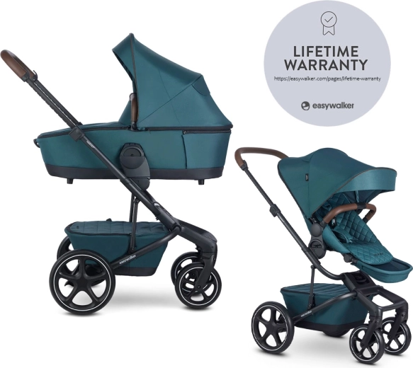 Easywalker Harvey⁵ premium kombinovaný kočárek 2v1 – Jade green