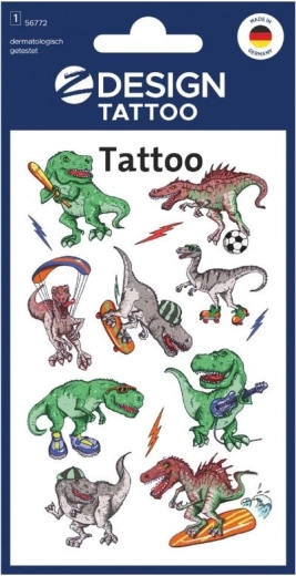 Dětské tetování Dinosaury