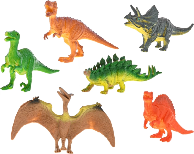 Šest různých dinosaurů v jedné sadě